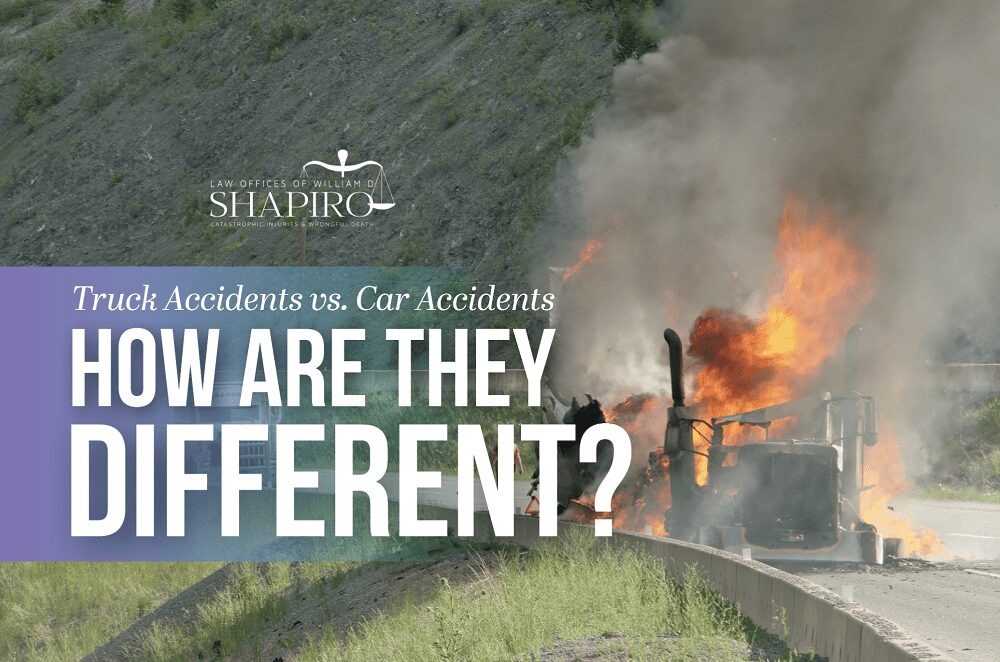 The Difference Between A Car And Truck Accident Lawsuit